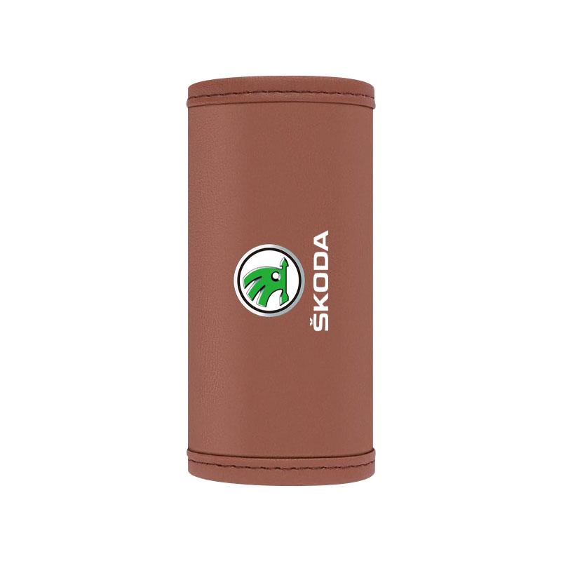 Car Interior Roof Handle Protection Cover Auto Door Pull Hand Brake Handle For Skoda Octavia MK2 MK3 2 3 A7 Fabia Karoq Kodiaq Superb Rapid Kamiq