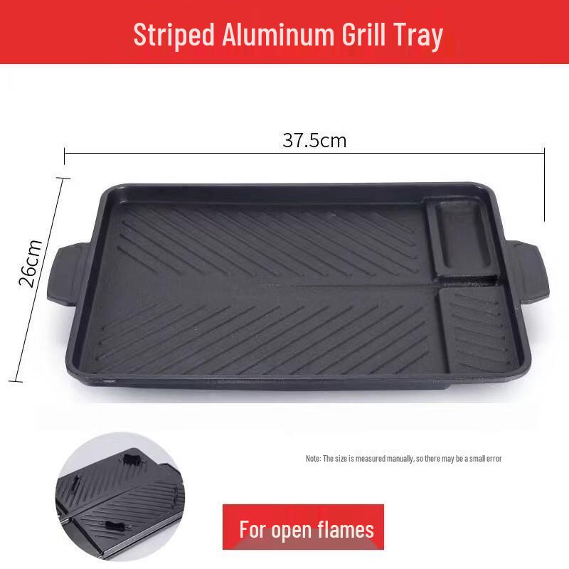 Cmaos Coated Outdoor BBQ Grill Pan