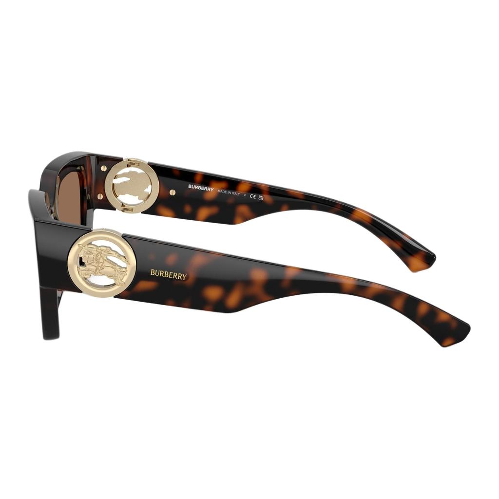 Burberry 4472U Logo Frame Irregular Sunglasses Unisex Sunglasses Black 0BE4472U