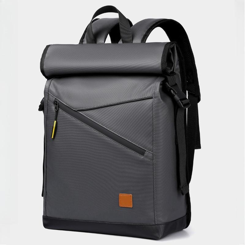 WEIXIER Spring New Fashion Men's Business Backpacks PU Waterproof Wear-resistant Large Capacity Rucksack Top Expandable Travel Computer Bag for Male