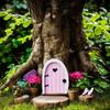 Courtyard Micro-landscape Color Elf Door Fairy Tale Garden Atmosphere Wall Arrangement Wooden Ornaments Wooden Handicrafts