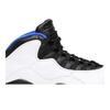 Air Jordan 10 Retro 'Orlando' 2018 (Unisex) White / Black-Royal-Metallic Silver Vintage Basketball Shoes 310805 108