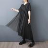 Xitao Gauze Patchwork Loose Female Dress ZMY1359