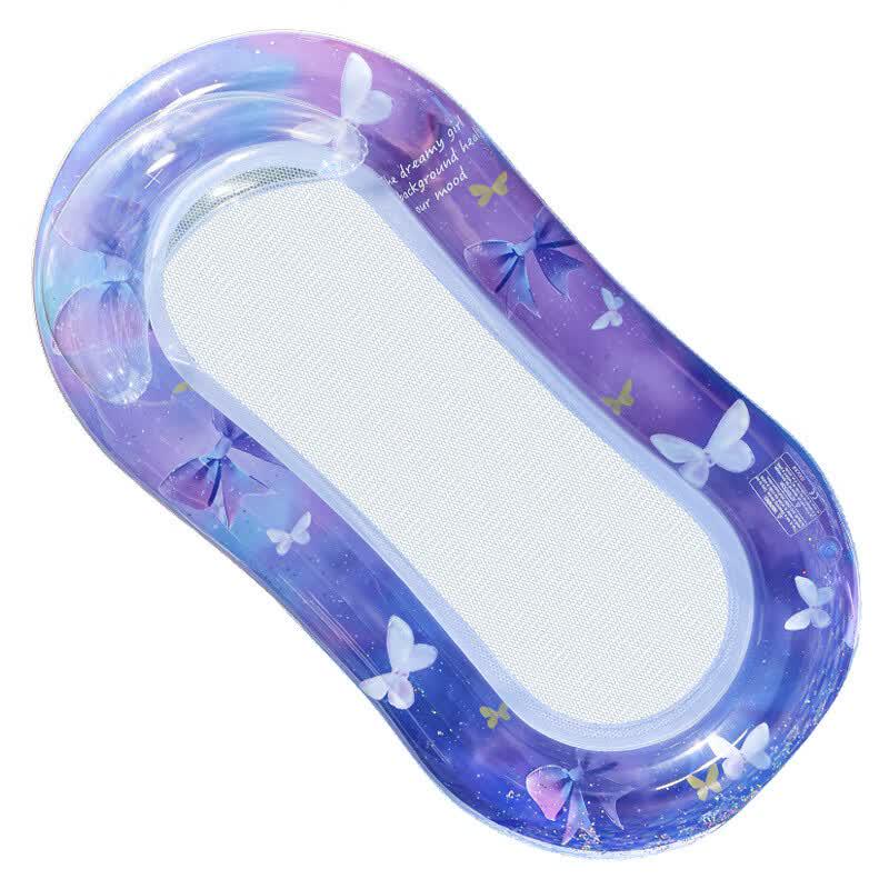 Purple Butterfly Inflatable Pool Lounger