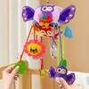 Baby Animal Rattles Bed Stroller Bell Toys Newborn Grab Ability Training Dolls Educational Plush Infant Toy 012 Month
