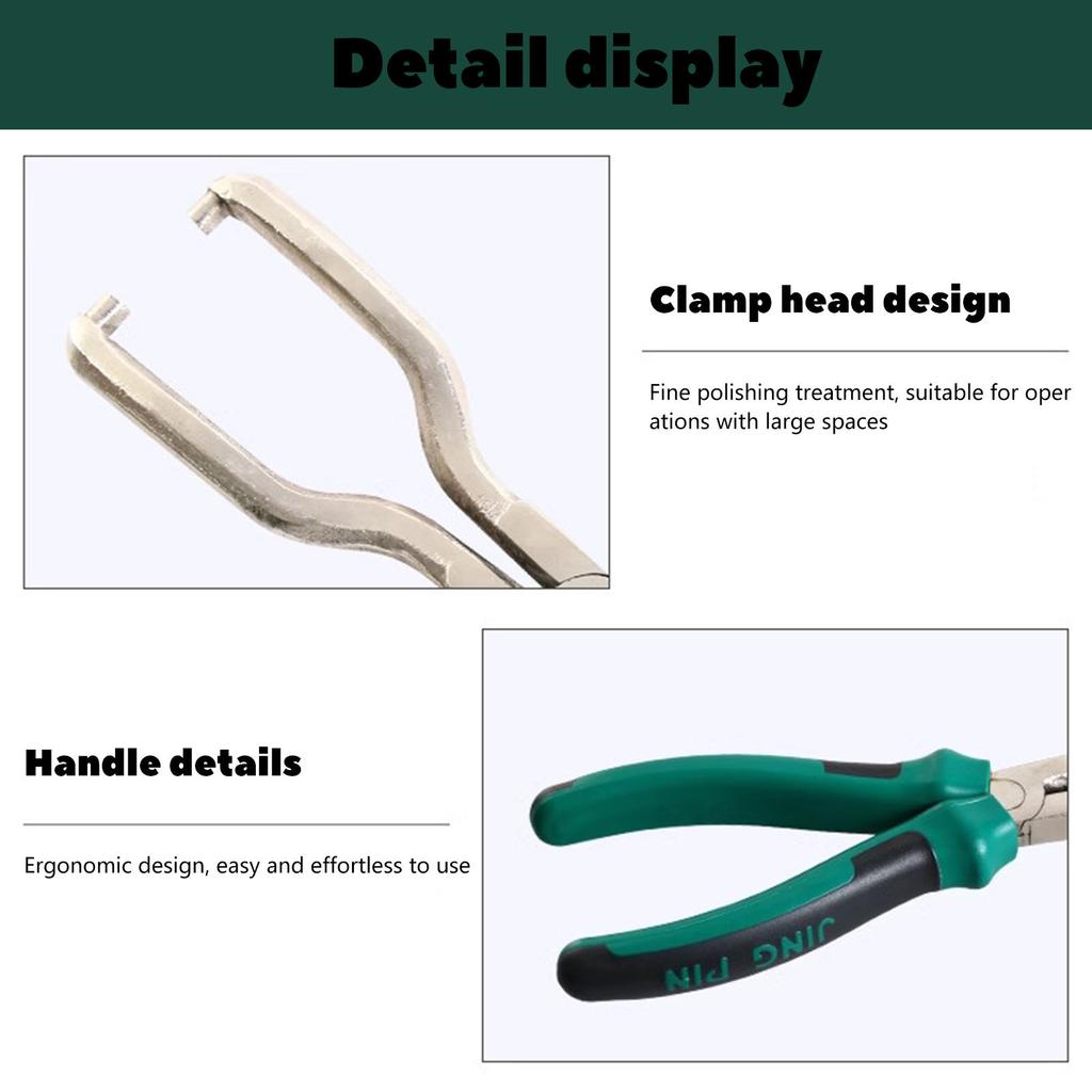 Fuel Filters Hose Pipe Buckle Removal Caliper Pipe Joint Pliers Electrical Disconnect Pliers Urea Pliers for Car Repair