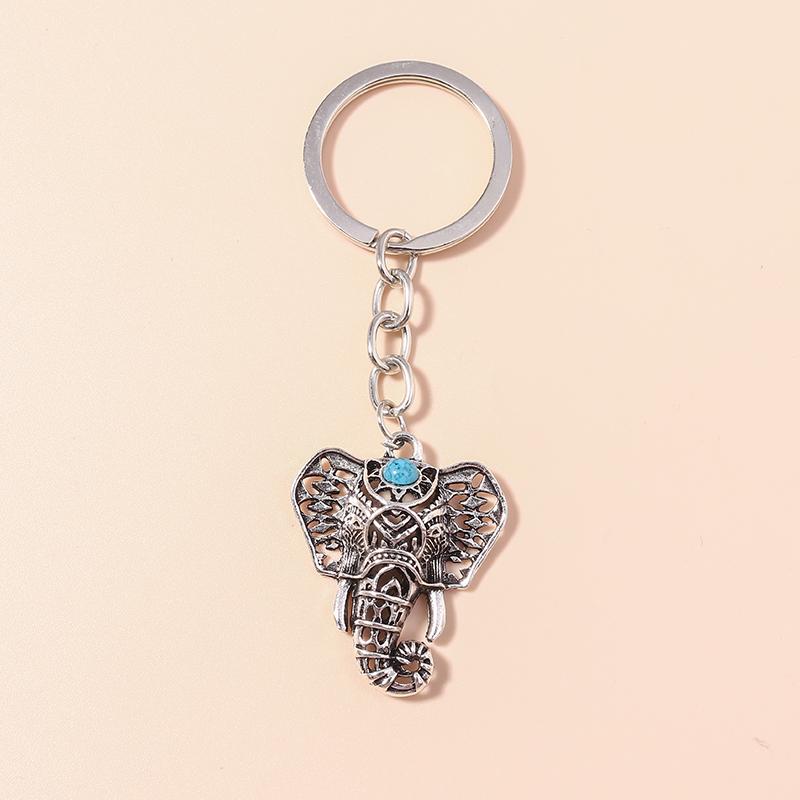 1Pc Bohemia Evil Eye Hamsa Hand Keychain for Women Men Blue Eye Sun Feather Key Ring Bag Pendant Car Key Holder Rings Wholesale