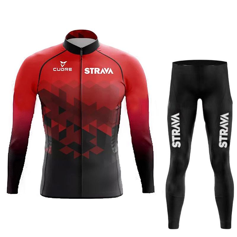 

Дышащий велосипедный костюм Осень 2026, Быстросохнущий велосипедный костюм, Велосипедный костюм Tour De France, Мужской и женский, Дорожные велосипеды, Длинные рукава XS
