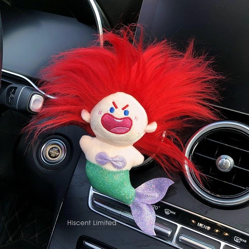 

Mermaid Car White Air Vent Aromatherapy Clip With Scented Hair Clips StyleA
