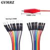 20MM 30MM 10Pin Double-end Alligator Clips jump Wire Male Female Crocodile Clip Test Lead Jumper Wire Line Cable DIY Connection