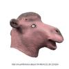 Camel Mask Animal Full Head Mask Latex Mask Headgear Halloween Cosplay Costume Gifts for Women Men Kids Party Favors