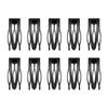 10 Stück Doppelgriff Haarspange Metall Druck Haarspangen Salon Damen Clips Kein Haar Tragbar Biegen Haard W5Q1