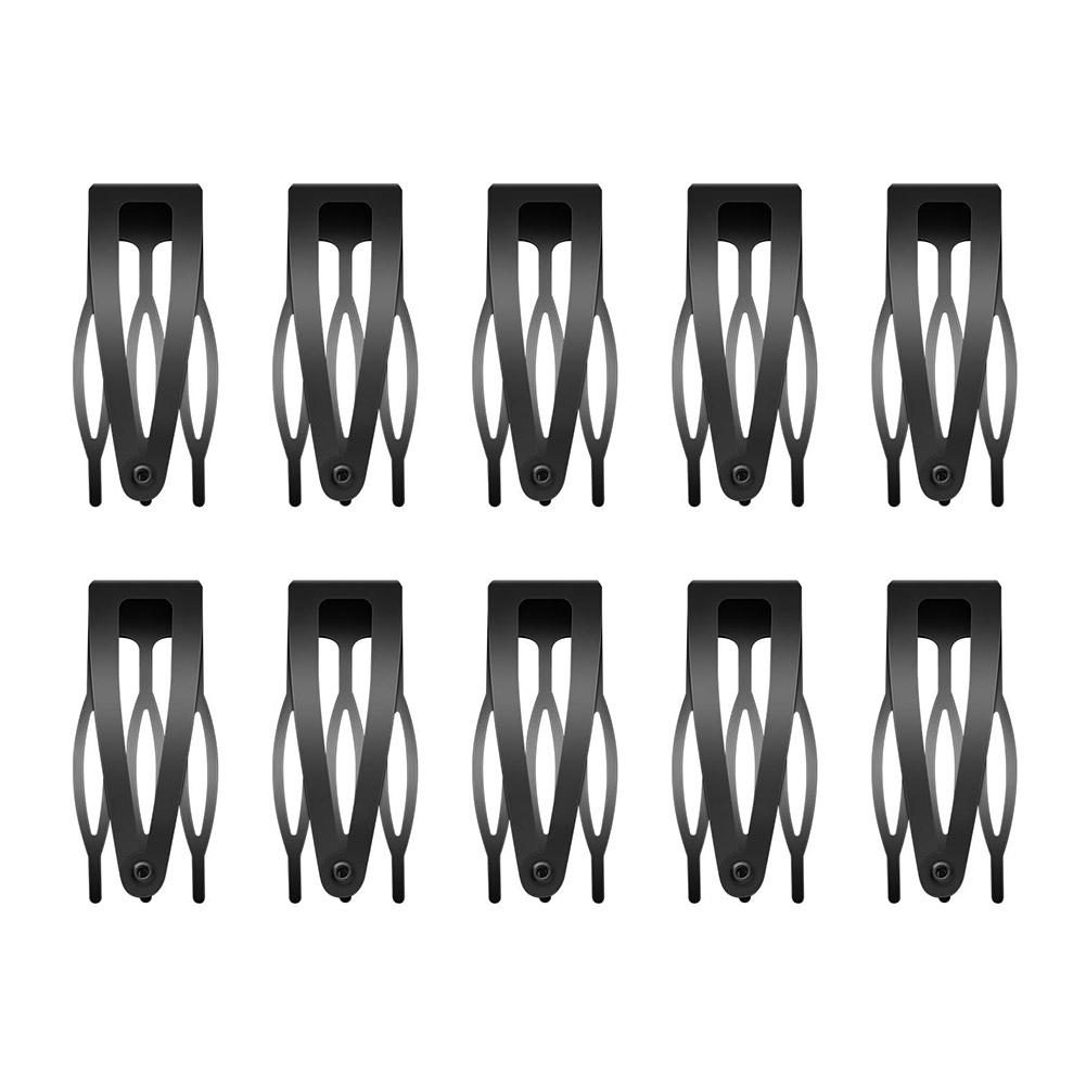 10 Stück Doppelgriff Haarspange Metall Druck Haarspangen Salon Damen Clips Kein Haar Tragbar Biegen Haard W5Q1