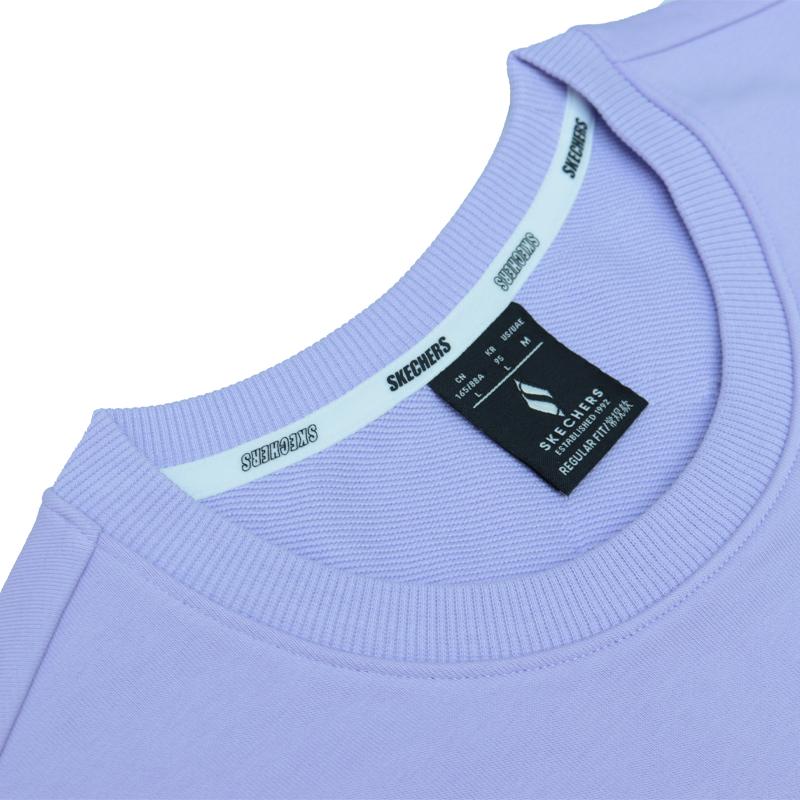 Skechers American Street Style Letter Logo Vintage Print Casual Loose Sports Comfortable Round Neck Sweatshirt Women sweatshirt RF-L424W002-00EW