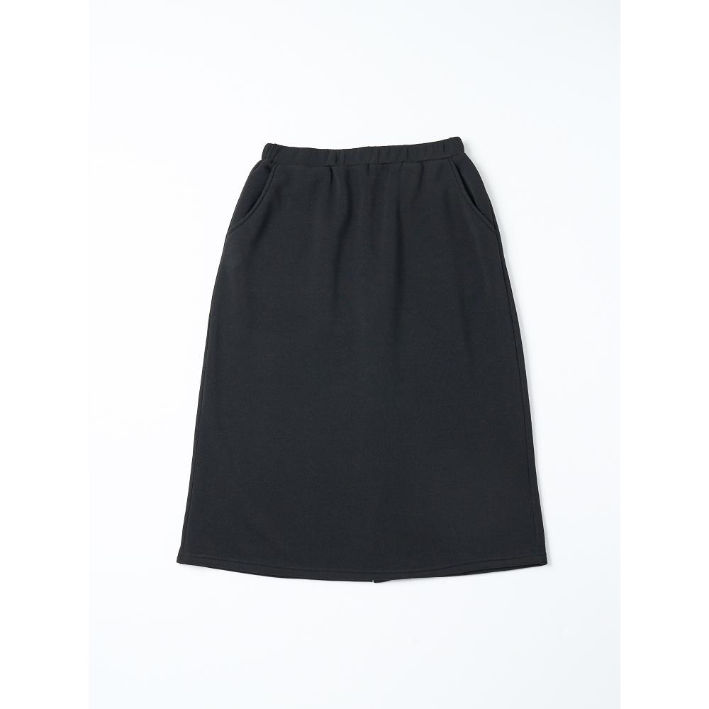 

Daiso Длинная юбка с начесом Свободный размер Черный