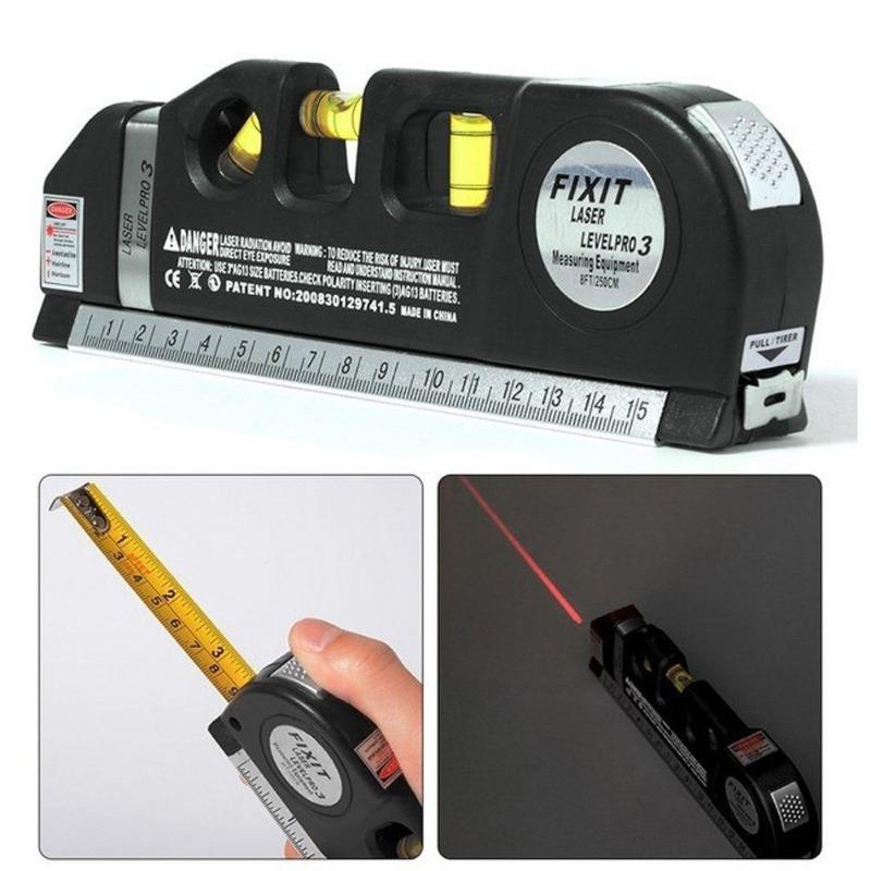 Multipurpose Infrared Level Multifunction Level Metric Ruler Straight Horizon Vertical Tape
