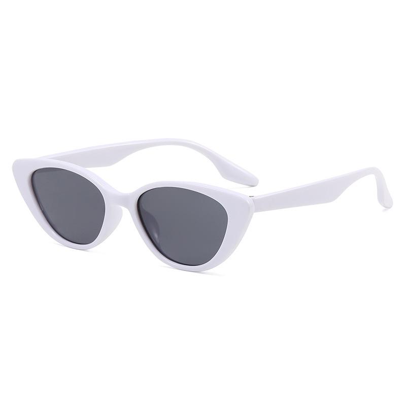 Children's Glasses Fashion Sunglasses Triangle Cat Eye Bright Color Lens Personalized Trendy Style