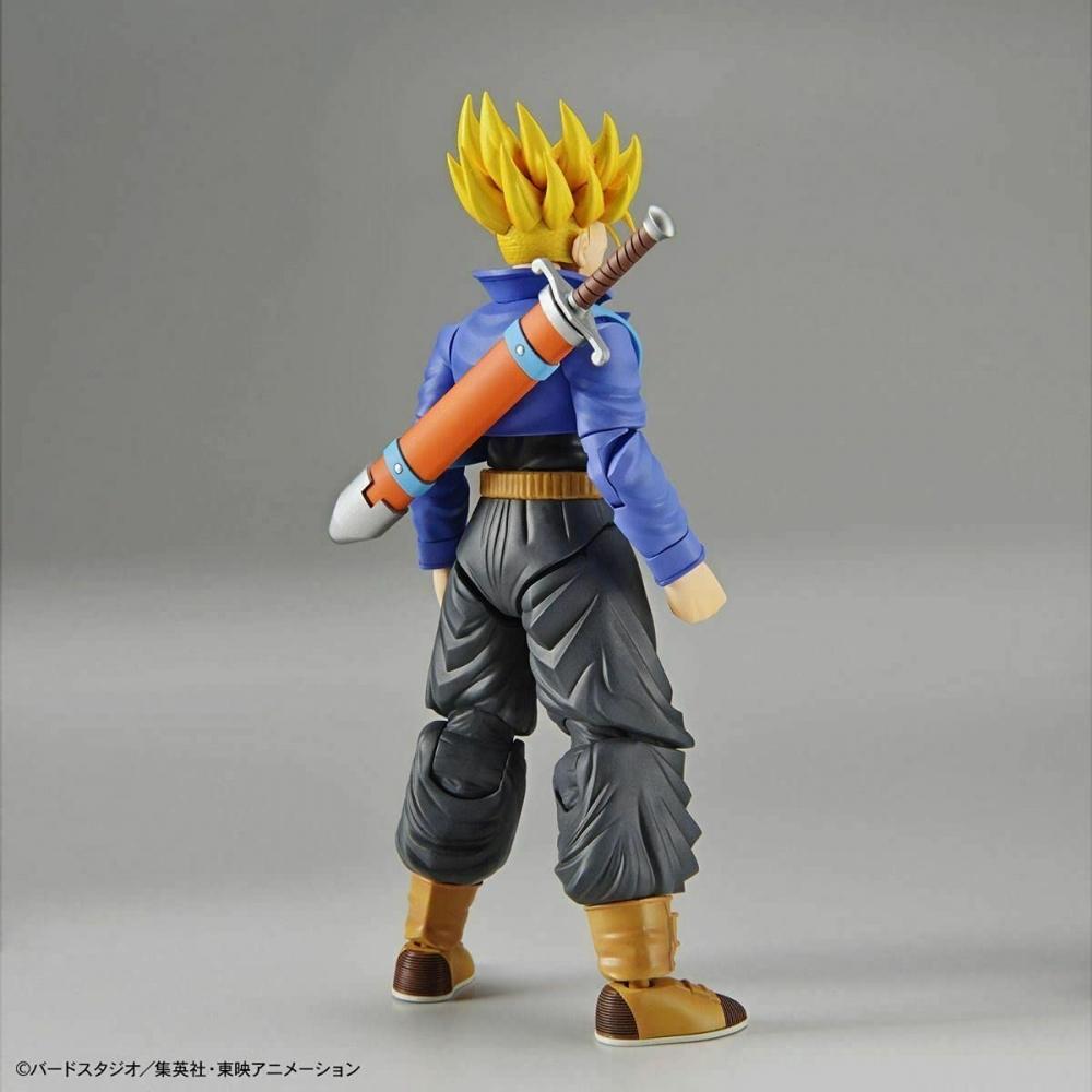 Trunks Dragon Ball Super Saiyan standard cu înălțări figurative (Reînnoire) Model din plastic cu coduri de culori