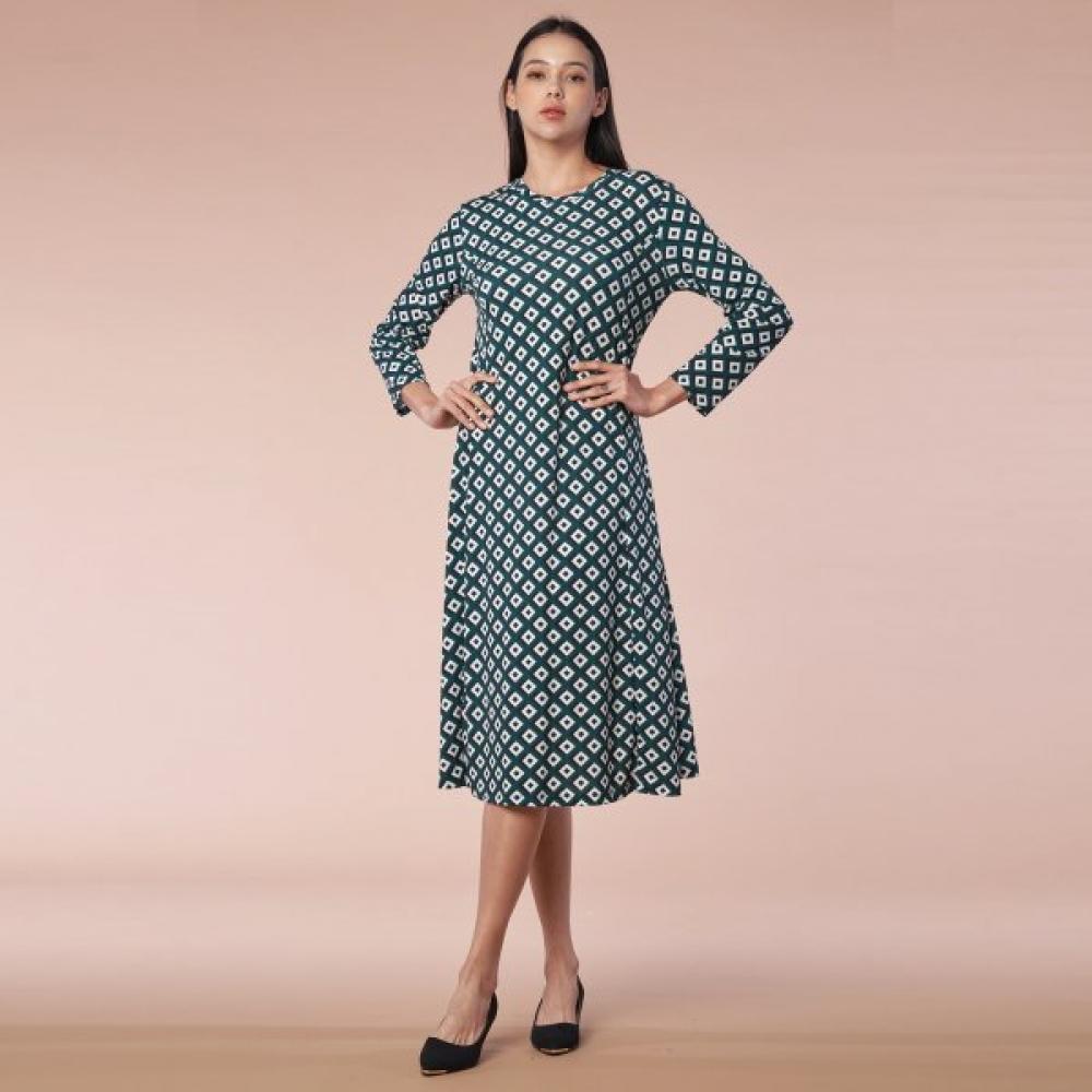 Lipbbam Creora Pfirsich Samt Langes Kleid Ldm52dg01