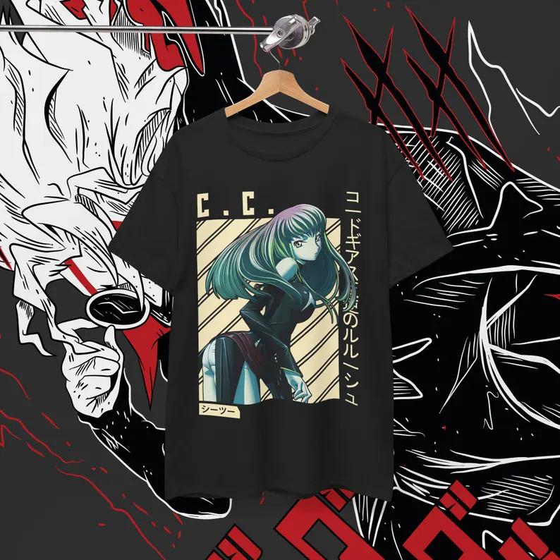 C.C. Anime Girl Anime Waifu Cosplay Unisex T-Shirt Gift Unisex 10 Unisex T-Shirt S
