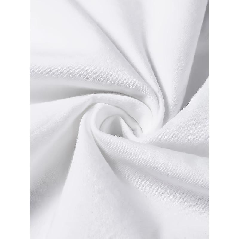 Damska Biała Różowa Koszulka z Nadrukiem Serca z Brokatem Okrągły Dekolt Krótki Rękaw Luźny Krój Letni Codzienny Zabawny Modny Top