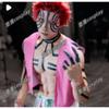 Kimetsu no Yaiba Mitsuri Kanroji Villaggio dei Fabbri Cosplay Yukata Costume con Parrucca