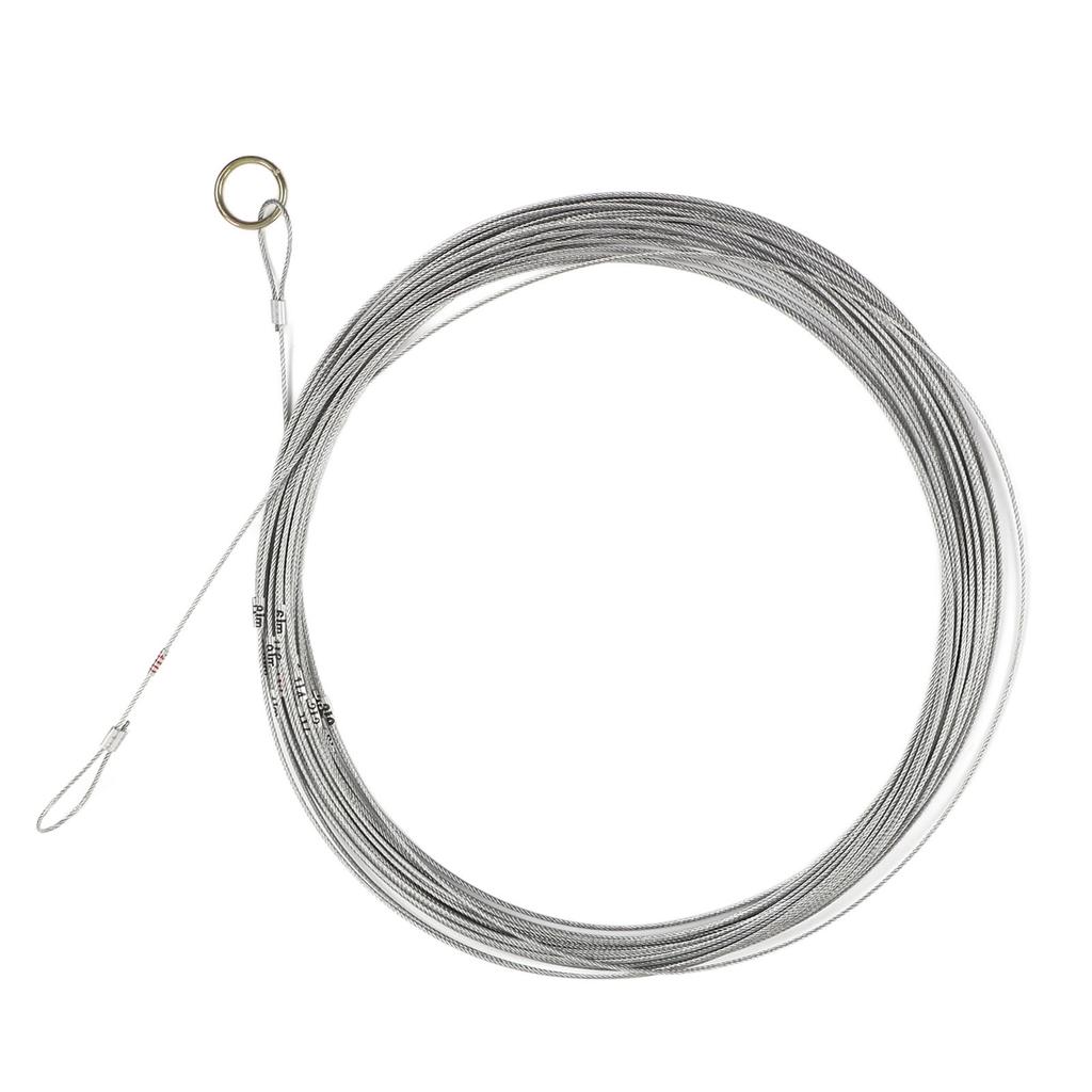 Stahldraht Messseil Gute Flexibilität Robustes Stahlseil Messschnur mit Skala für Brunnen