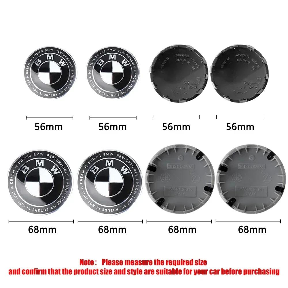 

4 шт. 56 мм 68 мм Эмблема BMW для колпаков ступиц колес BMW для BMW 3 серии 5 серии E60 E90 F10 F30 E46 E39 X5 E53 E70 E38 Z4
