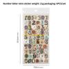 W89C Letter and Number Sticker Decorative Journaling Sticker For Notebook Journaling