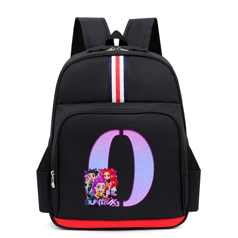 Anime Cartoon 26 Letters Lightweight Children'S Backpack Large Capacity School Trend School Bag For Primary And Secondary School Students