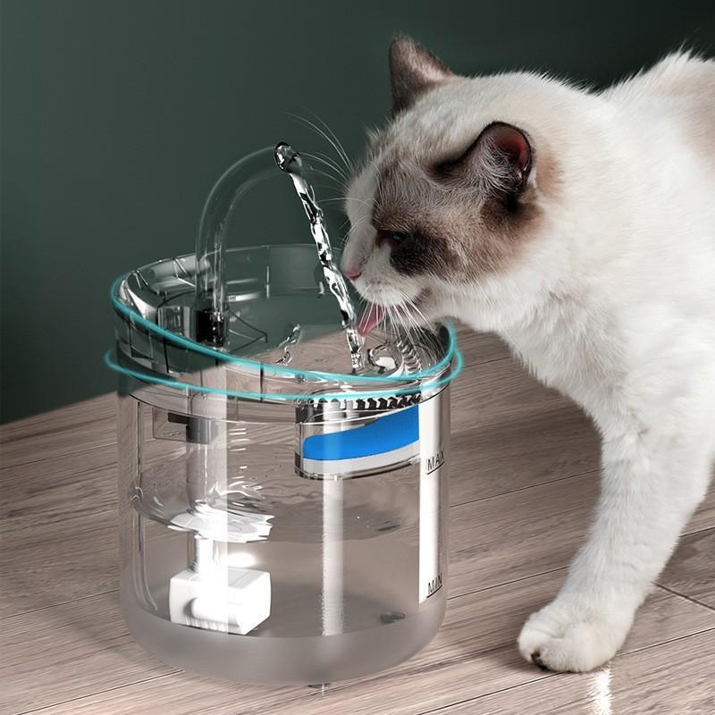 Pet Water Dispenser With Automatic Circulation Filtration For Cats And Dogs