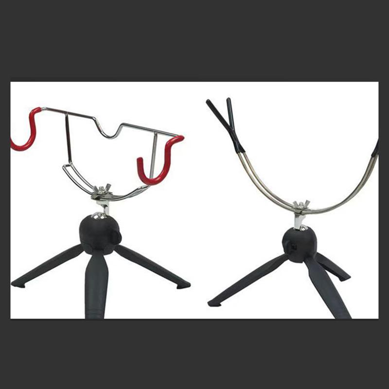 Multi Functional Ice Fishing Rod Rack 360 Degree Adjustable Stand Holder Stable Pole Support for Cold Weather Angling