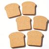 6 Pack Cork Trivet, Bread-shaped Insulation Pads Coasters Set Heat Resistant Hot Mat for Kitchen, Table, Countertops