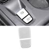 Silver Aluminum Alloy Car Electronic Handbrake Button Cover Trim For Volvo XC40