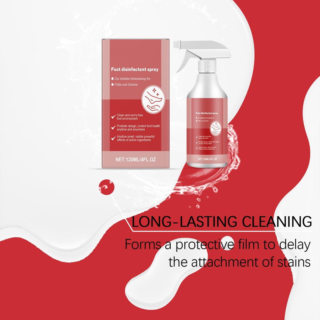 Foot Care Spray, Efficient And Long-lasting Sweat Control, Refreshing Athlete's Foot Spray,120ML