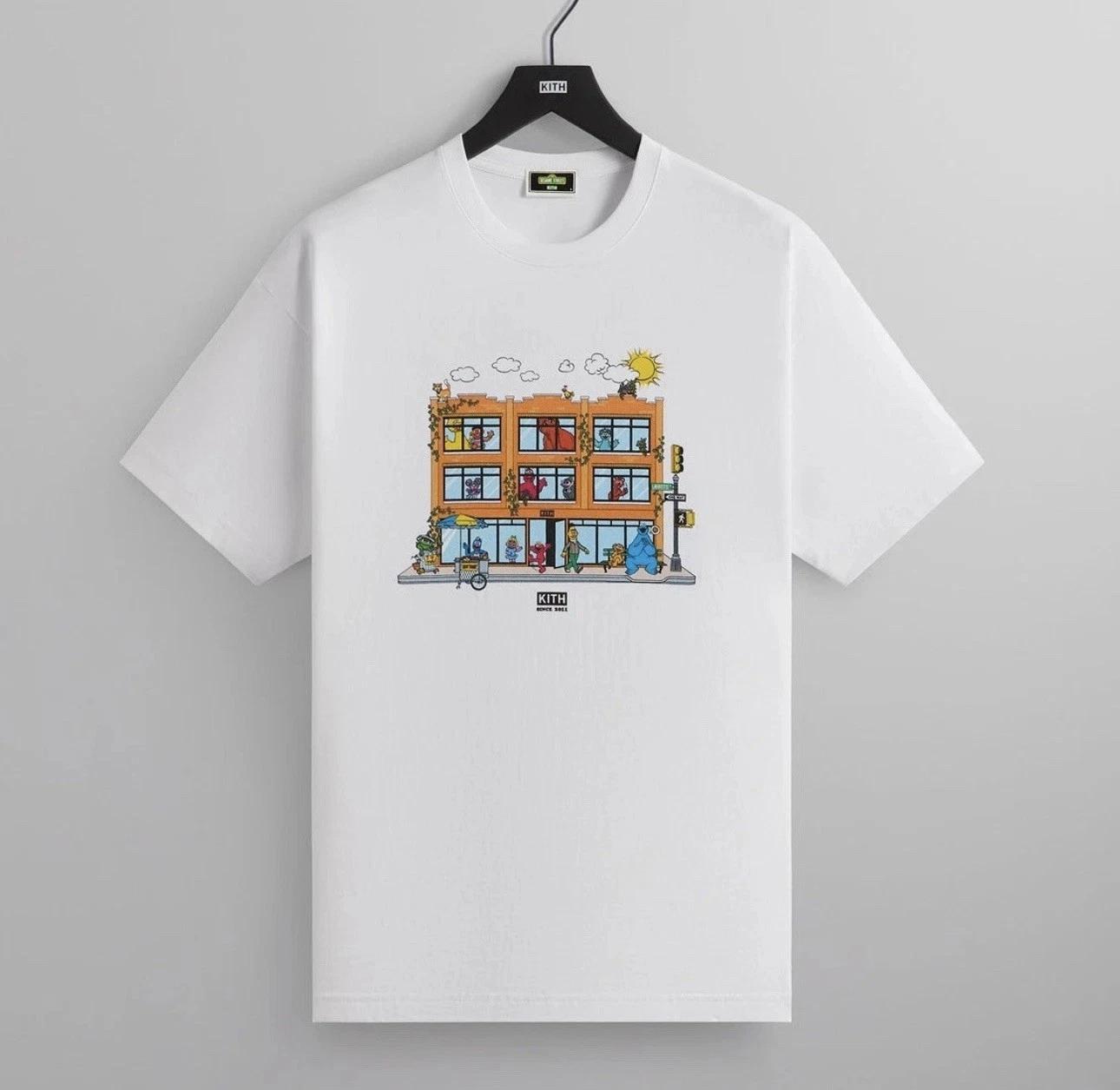 Kith Kids for Sesame Street Store Tee White Size XS (4-5) SoHo Artwork Sealed 3XL
