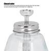 Press Type Liquid Pump Dispenser Nail Polish Remover Refillable Bottle 180ml (Aluminum Core)