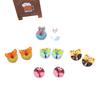 Cartoon Animal Donut Accessories: DIY Shoe Buckles & Flowers, Children's Hair Accessories, Mini Food Toys