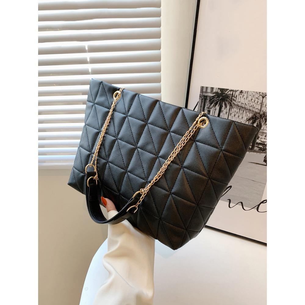Women's Quilted Stitch Crown Bag, Chain Bag, Shoulder Bag, Wallet, Crossbody Bag