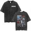 Rapper Duki ADA Tour  Vintage Washed Tshirt Men Women Clothing Hip Hop Oversized Tshirts Cotton Cozy Short Sleeve T Shirts