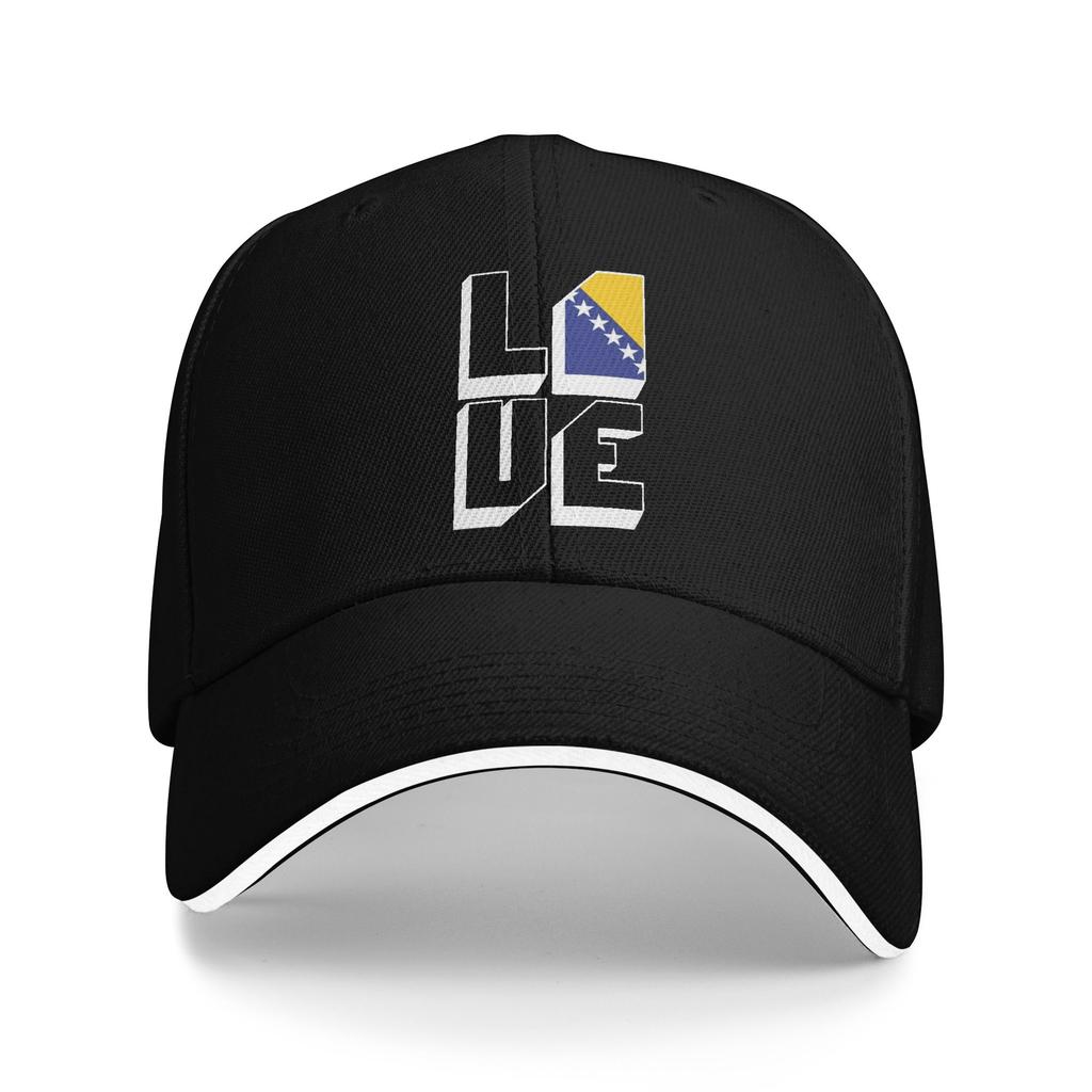 Unisex Women Bosnia and Herzegovina Flag Hat Trendy Baseball Cap  Trucker Hat Travel Headewear Adjustable