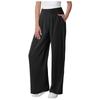 Women's Fashion Loose Leisure Solid Colour Cotton Linen Casual Nine Points Wide Leg Pants