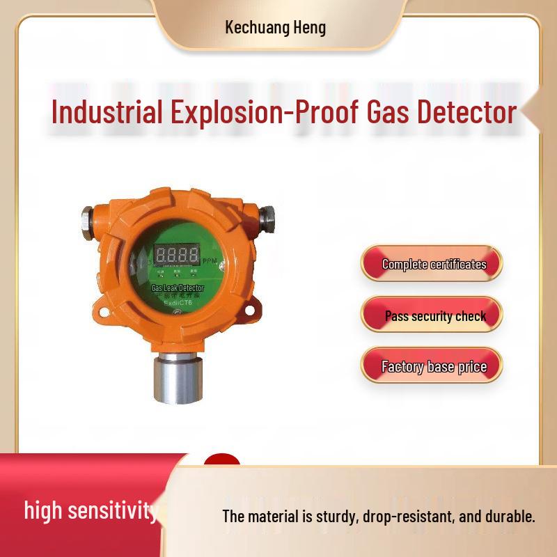 Industrial Explosion-Proof Toxic Gas Alarm: Alcohol, Methanol, Ethanol Detector Alcohol Sensor Probe