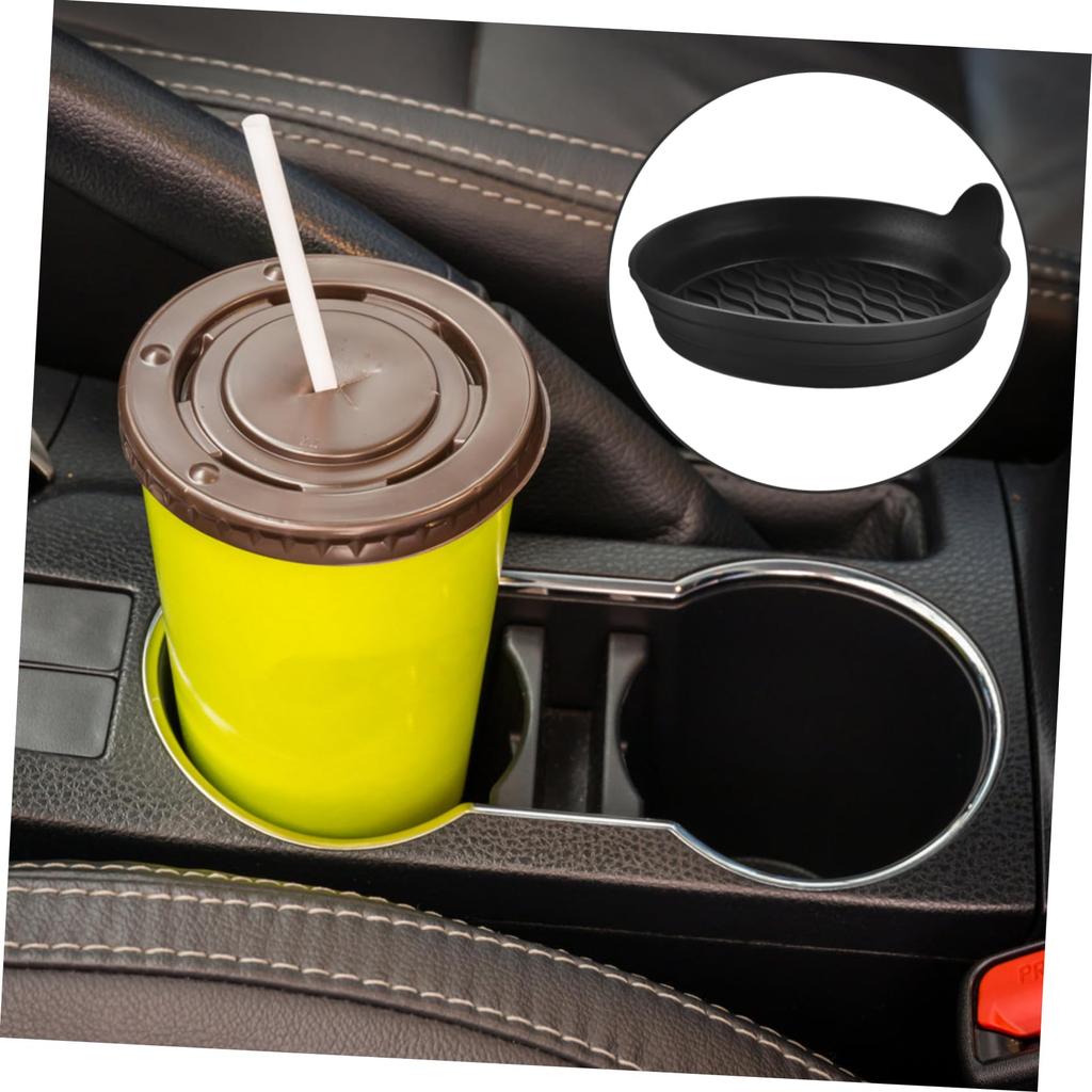 HEALEEP Silicone Drink Car Cup Holder Suitable for Home and Car 4-Pack Coasters, Heat-Insulated, Non-Slip, Reusable, Multi-Purpose Placemats, Use.