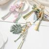 Tassel Braided Keychain Countryside Style Bag Pendant Handmade Woven Keychain  Bag Decoration