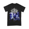Ov Sulfur Band's Schwarz-Gold Dunkle Rock-Serie Amerikanischer Streetwear Cooler Musik Herren und Damen Reiner Baumwoll Kurzarm