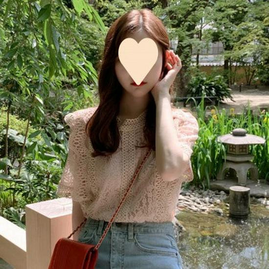 Women's Short Sleeve Lace Fairy Top