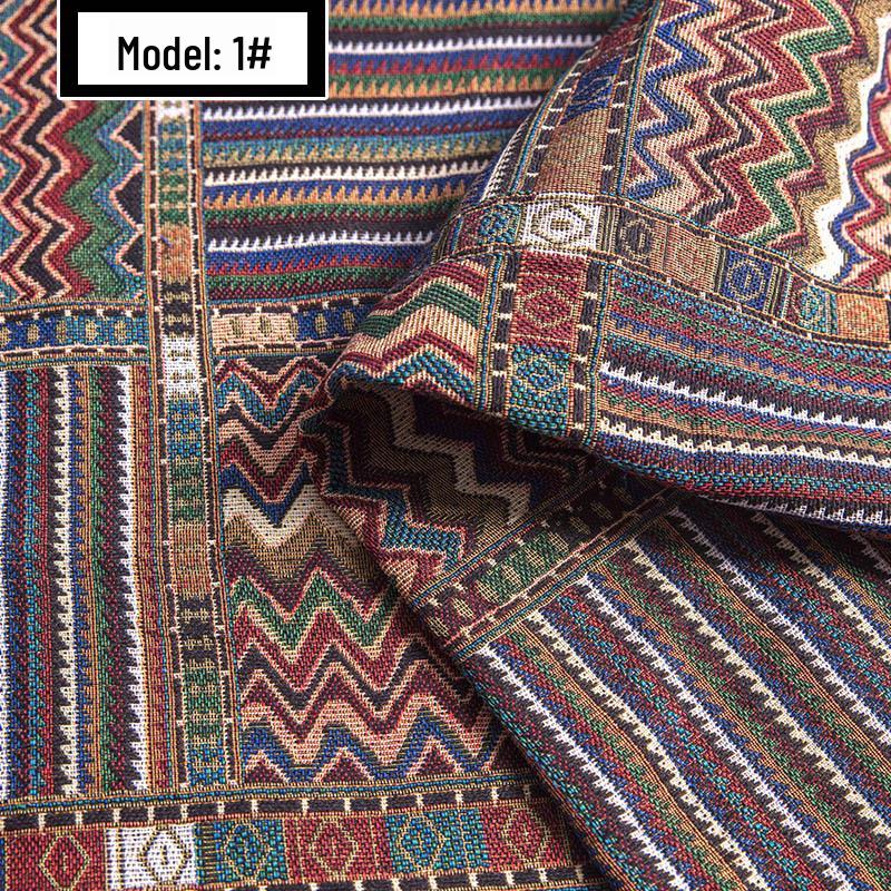 Yunnan Lijiang Ethnic-Style Cotton Linen Tablecloth – Retro Bohemian Decor.
