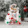 Merry Christmas Gift Bag Canvas Handbag Knitted Storage Bag Christmas Eve Apple Candy Bag Santa Claus DIY Decorations Xmas Gifts
