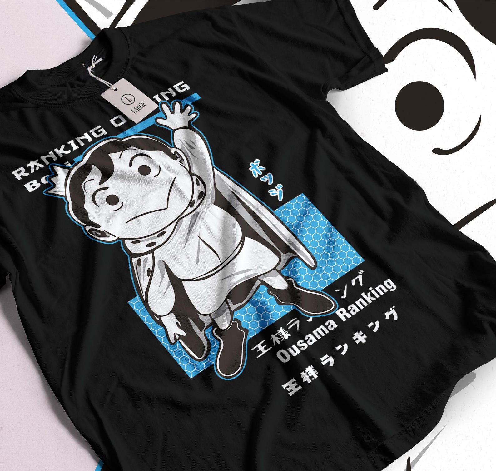 Unisex Bojji ,Ousama Ranking Shirt ,Ranking of Kings Shirt 2XL